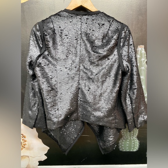 MISS ME black sequence waterfall blazer 🖤 - Picture 11 of 16